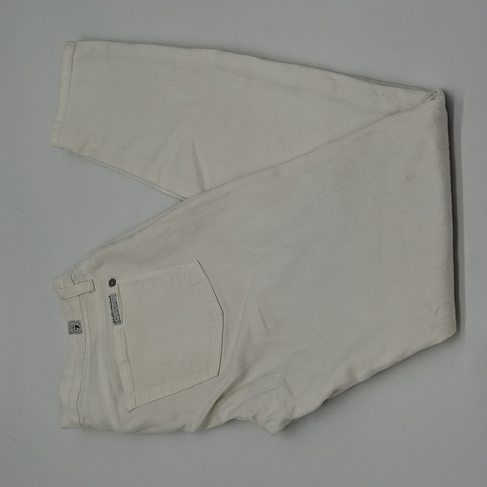 7 For All Mankind The Mid-Rise Ankle Skinny Jeans Clean White 28